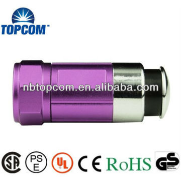 Multicolor 12v car rechargeable flashlight led mini torches